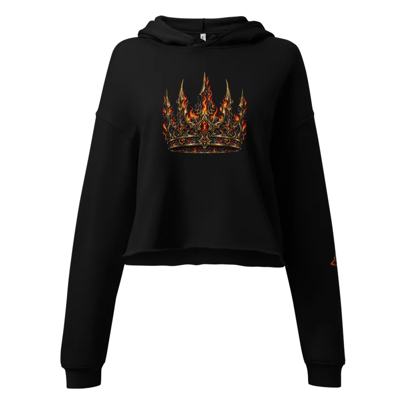 Why I Get Married? Crop Hoodie